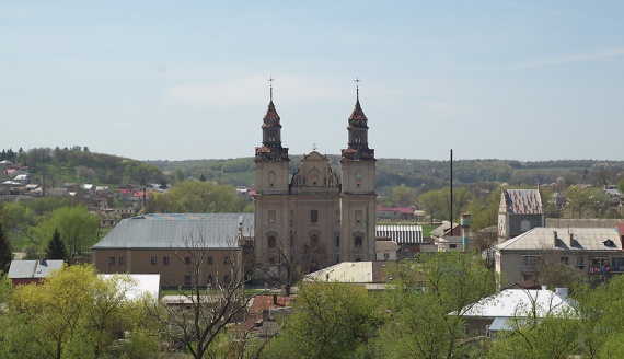 Комплекс Бернардинського монастиря. Вид з Замкової гори